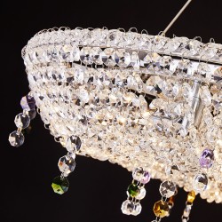 Grand Radiance Crystal Oval Chandelier