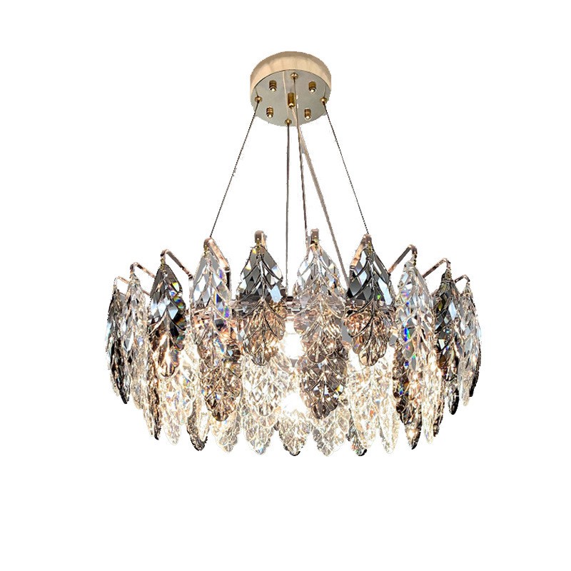 Splendid Crystal Petal Chandelier