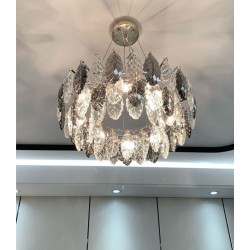 Splendid Crystal Petal Chandelier