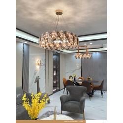 Modern Elegance Iron Prism Chandelier