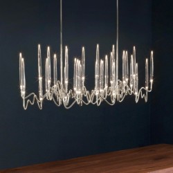 Elegant Symmetry LED Chandelier