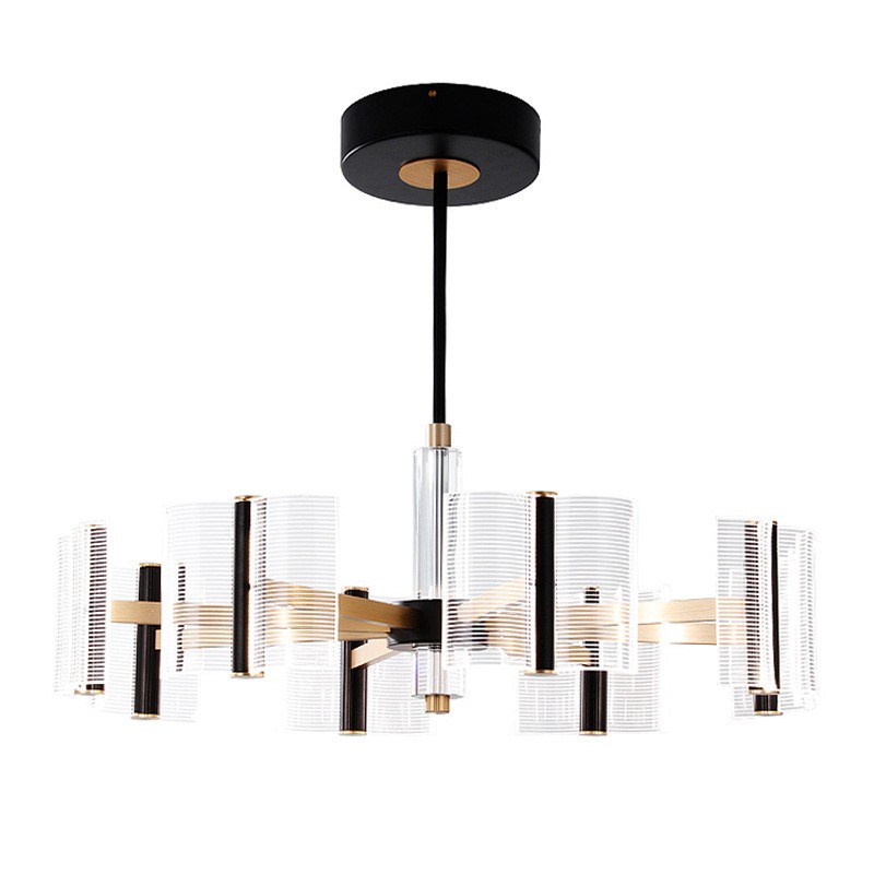 Modern simple light guide chandelier